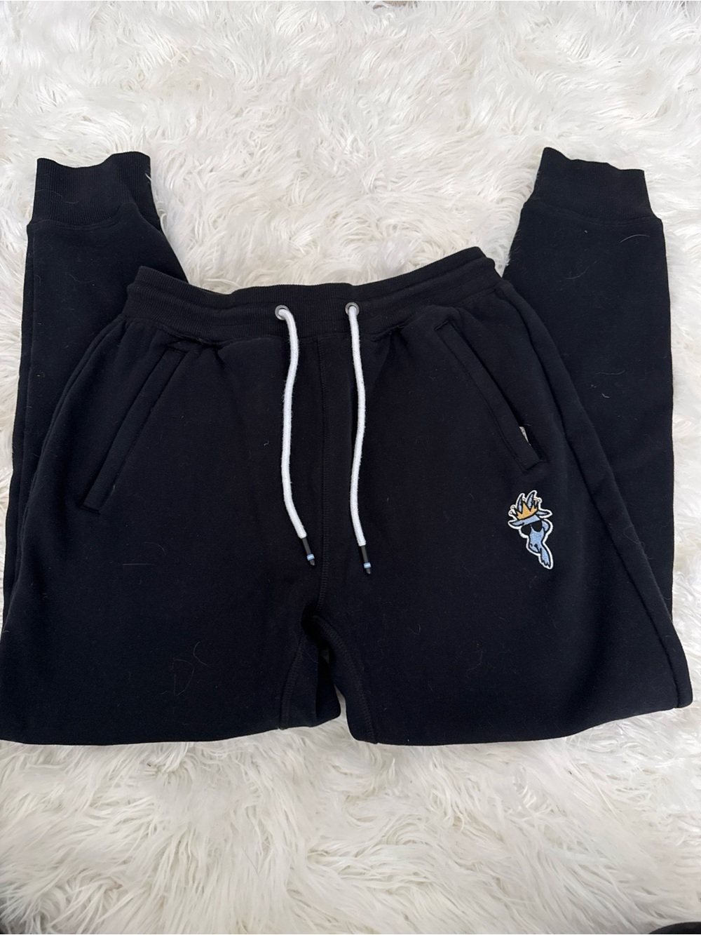 GOAT USA black Logo Patch Jogger Sweatpants